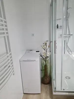 Ein Badezimmer in der Unterkunft Ferienwohnung Sattlerbad