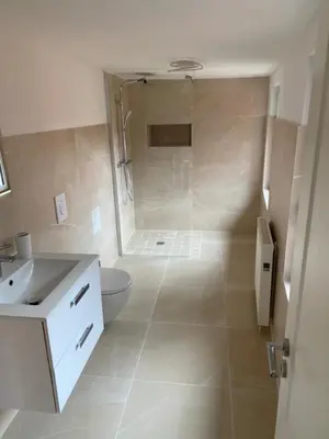 Ein Badezimmer in der Unterkunft Harzromantik