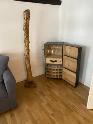 Ein Sitzbereich in der Unterkunft Harzromantik