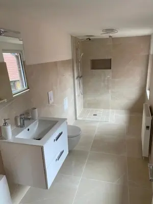Ein Badezimmer in der Unterkunft Harzromantik