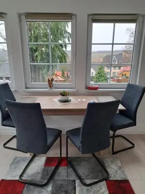 Ein Sitzbereich in der Unterkunft Haus Erna Schierke