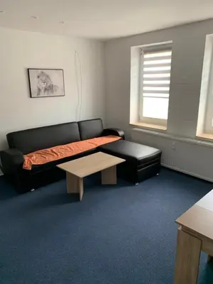 Ein Sitzbereich in der Unterkunft 2-Zimmer-Wohung Langelsheim Astfeld
