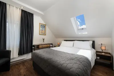 Ein Bett oder Betten in einem Zimmer der Unterkunft Angelo Spa Resort