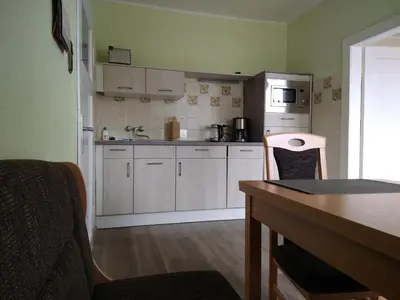 Küche/Küchenzeile in der Unterkunft Haus Waldblick