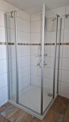 Ein Badezimmer in der Unterkunft Ferienwohnung Demmel & Cie