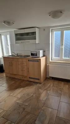 Küche/Küchenzeile in der Unterkunft Ferienwohnung Demmel & Cie