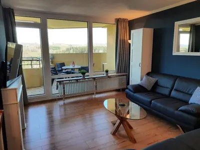 Ein Sitzbereich in der Unterkunft Apartment 560
