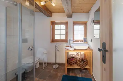 Ein Badezimmer in der Unterkunft Villa-Duck-Dich