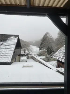 Ferienhaus International im Winter