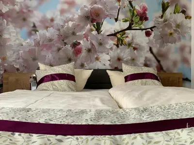 Ein Bett oder Betten in einem Zimmer der Unterkunft Hotel Paidion