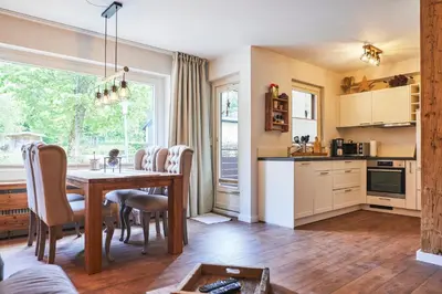 Küche/Küchenzeile in der Unterkunft Mountain Suites Braunlage - Bergzauber