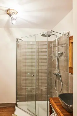 Ein Badezimmer in der Unterkunft Mountain Suites Braunlage - Bergzauber