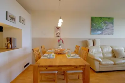 Ein Sitzbereich in der Unterkunft Apartment 535