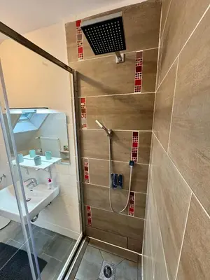 Ein Badezimmer in der Unterkunft Harzgemütlichkeit für 2 Personen und Haustier - Altenau!