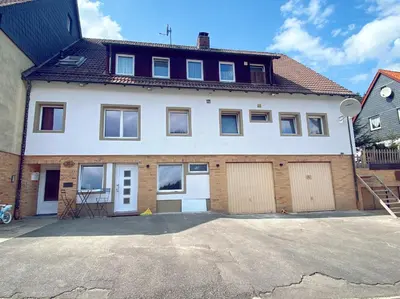 Das Gebäude in dem sich die Ferienwohnung befindet