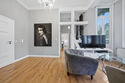 TV/Unterhaltungsangebot in der Unterkunft EUPHORAS - Central & Stylish Apartment - Parking
