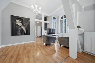 Grundriss der Unterkunft EUPHORAS - Central & Stylish Apartment - Parking