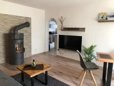 TV/Unterhaltungsangebot in der Unterkunft Ferienwohnung „kleine Auszeit“