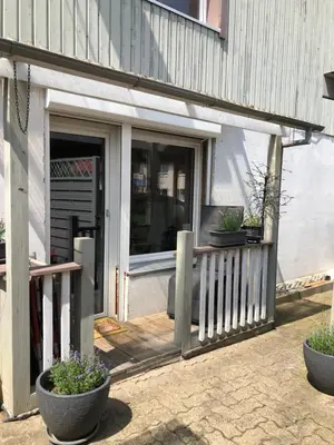 Das Gebäude in dem sich die Ferienwohnung befindet