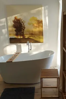 Ein Badezimmer in der Unterkunft Ferienwohnung Heusler