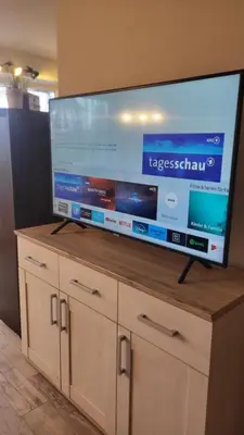 TV/Unterhaltungsangebot in der Unterkunft Modernisierte Ferienwohnung Naturseelen mit Schwimmbad und Sauna