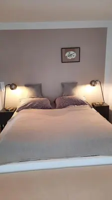 Ein Bett oder Betten in einem Zimmer der Unterkunft Schönblick