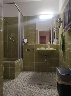 Ein Badezimmer in der Unterkunft Ferienwohnung Magdalena