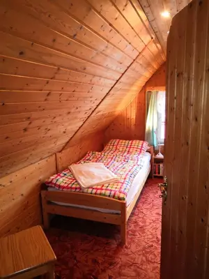 Ein Bett oder Betten in einem Zimmer der Unterkunft Haus Fessel - Zeterklippe
