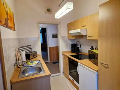 Küche/Küchenzeile in der Unterkunft Haus Fessel - Birkenkopf