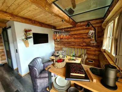 Getränke in der Unterkunft Blockhaus PanHütte
