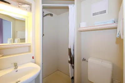 Ein Badezimmer in der Unterkunft Hotel Brockenscheideck