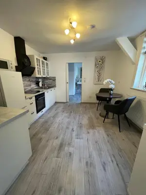 Küche/Küchenzeile in der Unterkunft Apartment A5 Goslar am Marktplatz