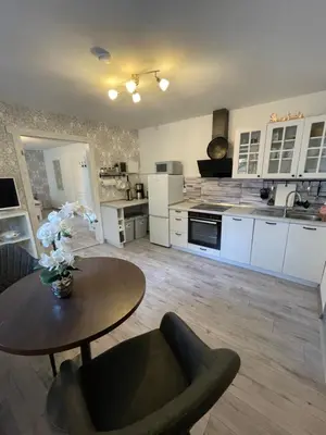 Küche/Küchenzeile in der Unterkunft Apartment A5 Goslar am Marktplatz