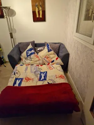 Ein Bett oder Betten in einem Zimmer der Unterkunft CrisAnd 3 Panoramic