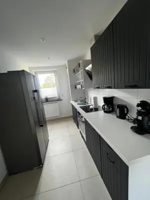 Küche/Küchenzeile in der Unterkunft Ferienwohnung Carlos 1 und 2