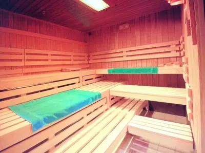 Ein Etagenbett oder Etagenbetten in einem Zimmer der Unterkunft Ferienwohnung App 256