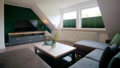 TV/Unterhaltungsangebot in der Unterkunft Ferienwohnung Busch 3