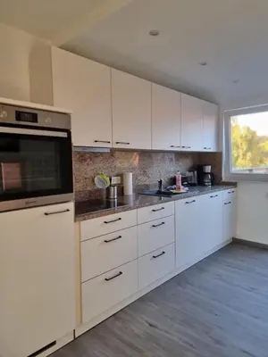 Küche/Küchenzeile in der Unterkunft Ferienwohnung Mack 1