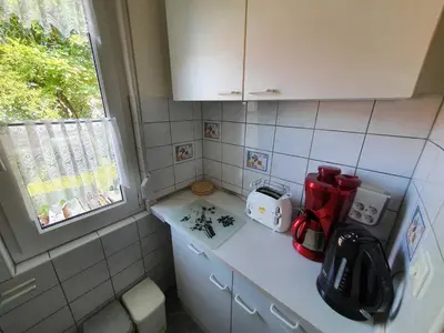 Küche/Küchenzeile in der Unterkunft Ferienbungalow 