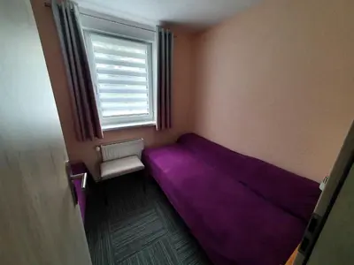 Ein Sitzbereich in der Unterkunft Ferienhaus Harztraum