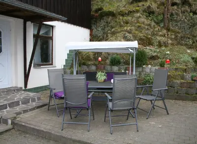 Ein Garten an der Unterkunft Ferienhaus Familie Knoll