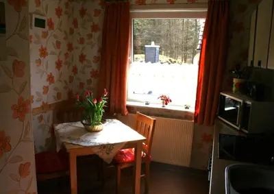 Küche/Küchenzeile in der Unterkunft Ferienhaus Familie Knoll