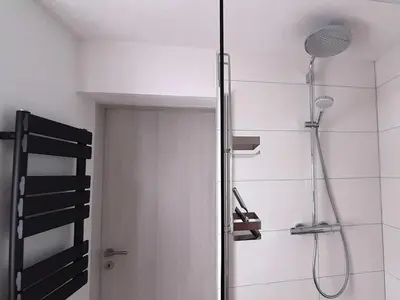 Ein Badezimmer in der Unterkunft Ferienwohnung Schenk