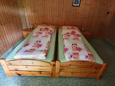 Ein Bett oder Betten in einem Zimmer der Unterkunft Haus Sonja