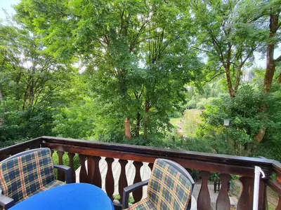 Ein Balkon oder eine Terrasse in der Unterkunft Haus Sonja