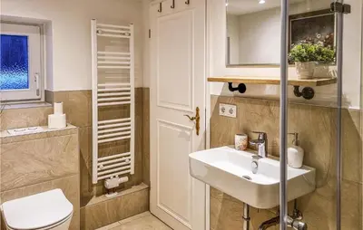 Ein Badezimmer in der Unterkunft Nice Apartment In Sankt Andreasberg