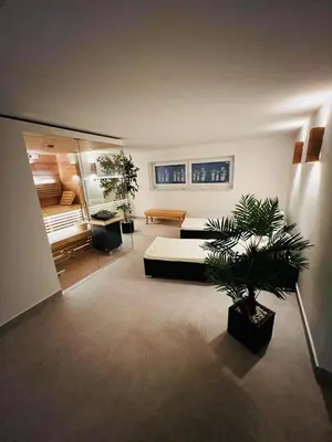 Ein Sitzbereich in der Unterkunft Apartment an der Wurmbergseilbahn 2