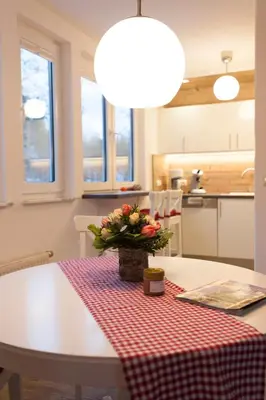 Küche/Küchenzeile in der Unterkunft Apartment an der Wurmbergseilbahn 2