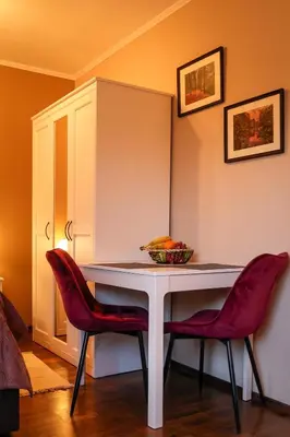 Ein Sitzbereich in der Unterkunft Apartment Serenade am Zwinger