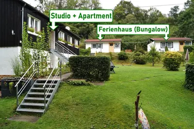 Das Gebäude in dem sich die Ferienwohnung befindet